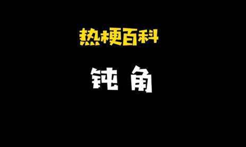 钝角是什么梗？