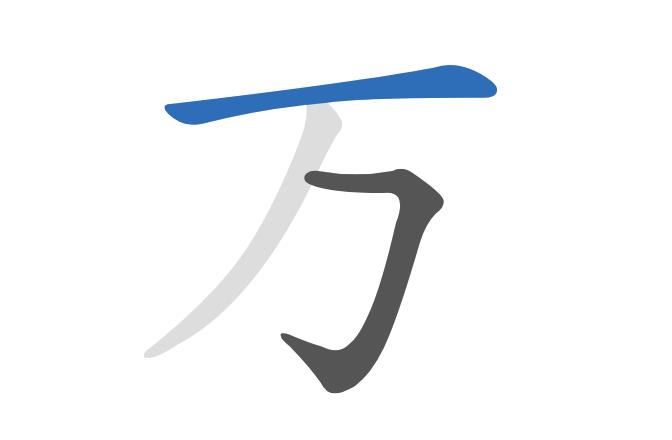 万字的第二笔是什么?