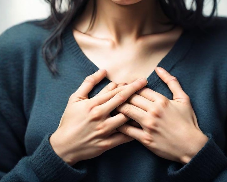 起床时胸口突然出现岔气什么原因？